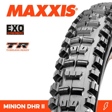 Maxxis Tyre Minion DHR II 24 X 2.30 EXO TR Fold 60TPI